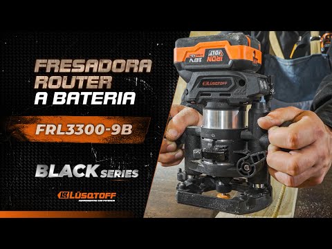 FRESADORA router a BATERÍA Black Series | 18 V - IRON VOLT