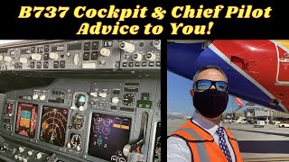 Flying With Your Chief Pilot & B737 FMC Setup//Airline Pilot Life 2021