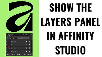 How to Show the Layers Panel in Affinity Studio