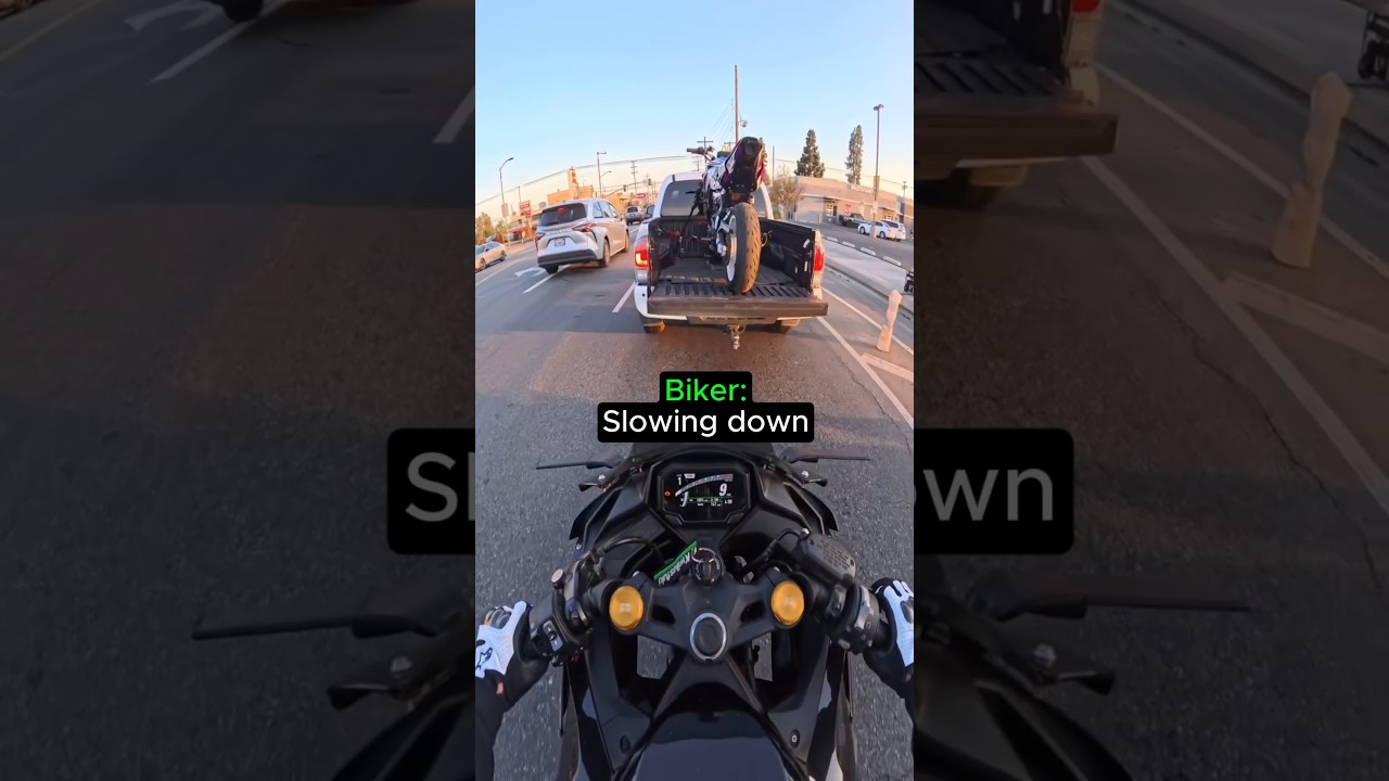 Biker Encounters His Dream Bike !