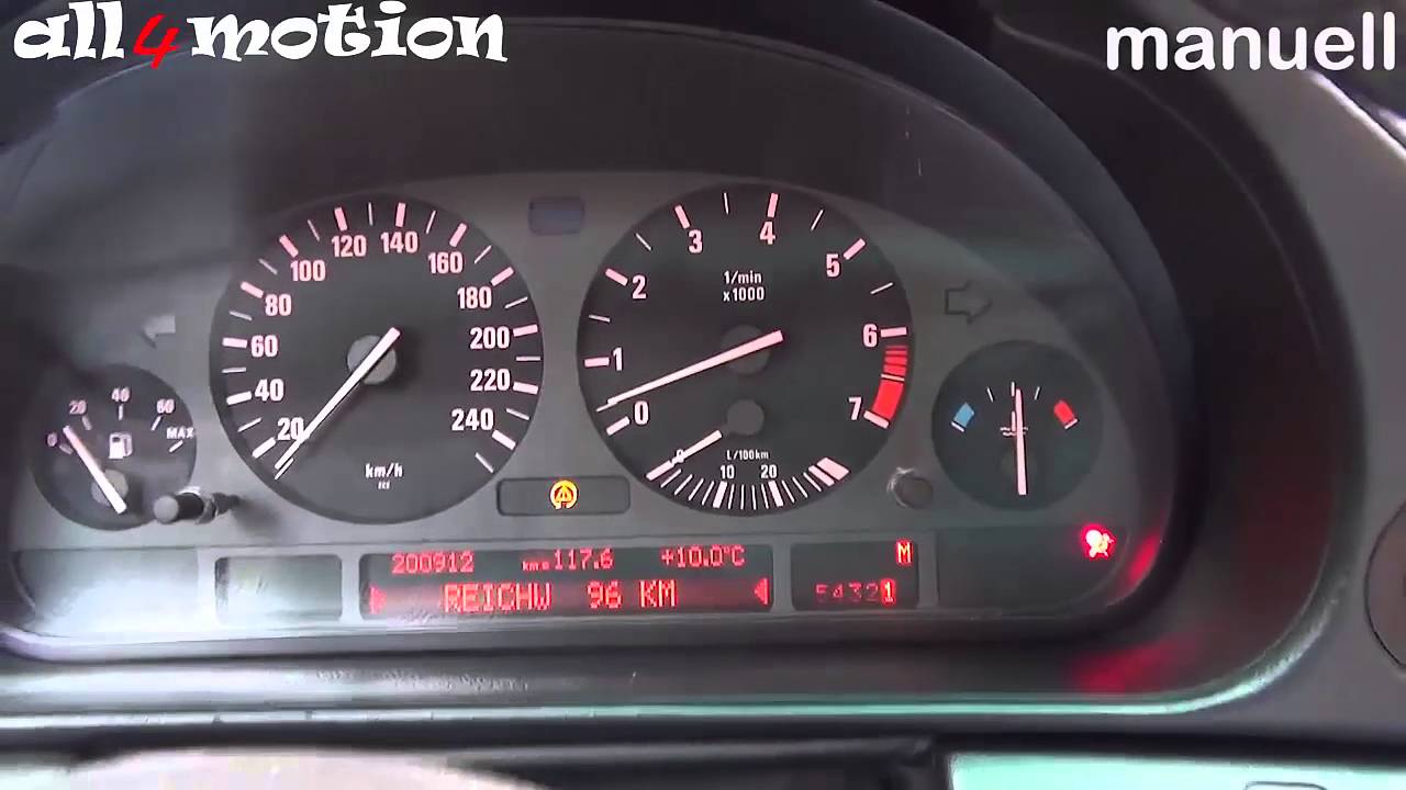 BMW 750i E38 Acceleration - YouTube