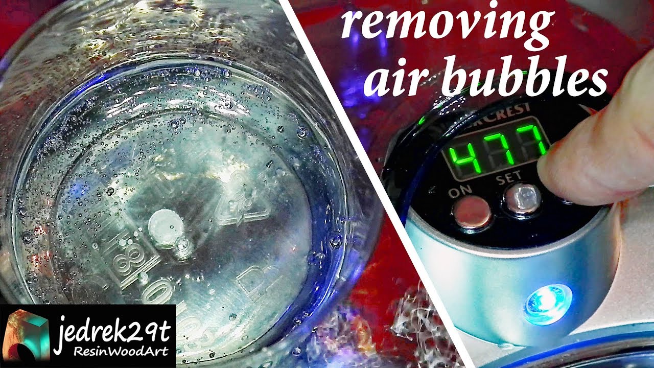 How to Remove AIR BUBBLES from Resin. ULTRASONIC 