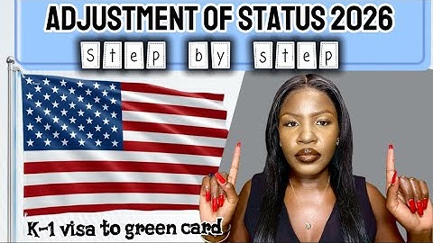 ADJUSTMENT OF STATUS 2026|HOW TO ASSEMBLE YOUR ADJUSTMENT OF STATUS PACKAGE |K1- VISA TO GREEN CARD 