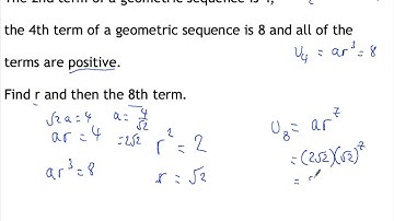 3 Year 13 A Level Maths - Geometric Sequences