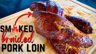 Smoked Braided Pork Loin