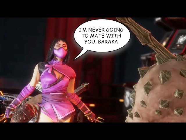 Did you know Mileena x Baraka was once a thing in Mortal Kombat? 😳 #b