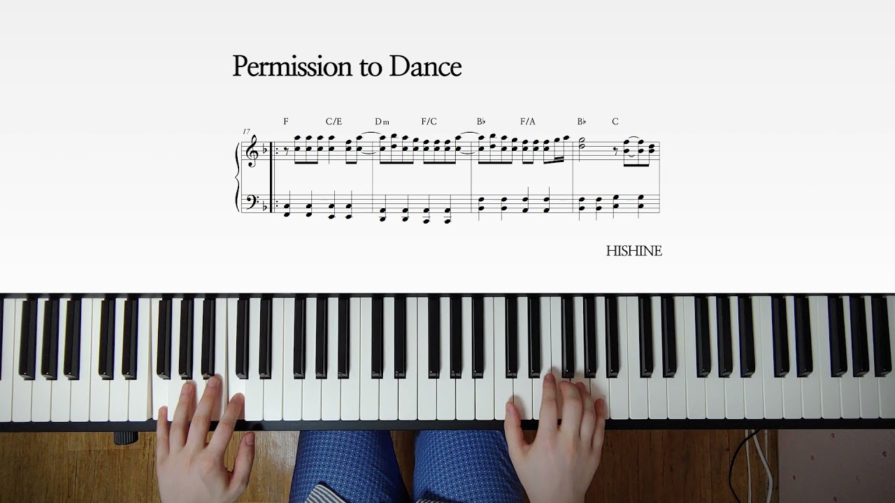 BTS - Permission to Dance (피아노 악보)