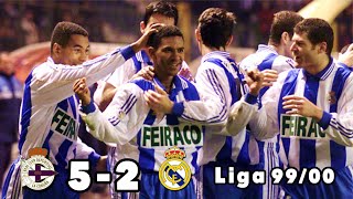 Deportivo 5-2 Real Madrid | Lo mejor del partido | Liga 99/00