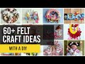 60+ Felt Craft Ideas With A DIY in Tamil / Felt Kids Room Decor Ideas / DIY Felt Kids Room Decor