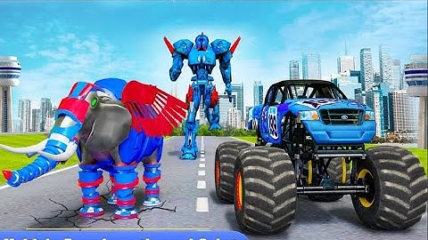 New Elephant Robot Transform Monster Ep-1 | City Rescue Truck Robot Android GamePlay | By Game Crazy