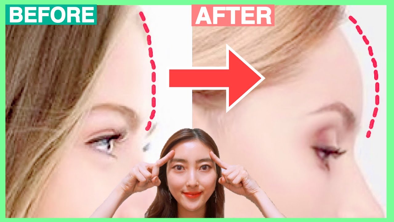 Get Round Forehead! Fix Flat Forehead with This Exercise & Massage