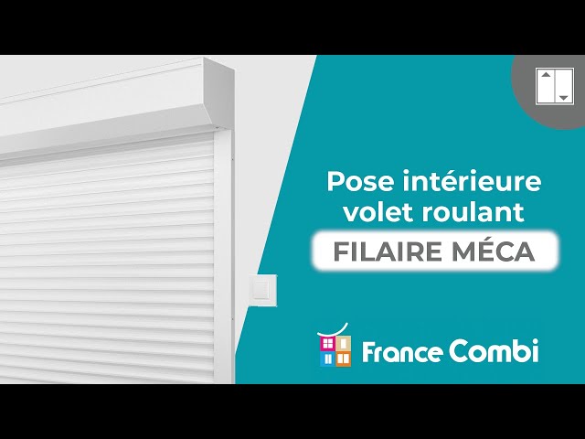 Volet roulant, électrique, filaire, pose traditionnelle