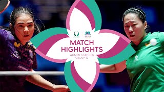 Adriana Diaz vs Fu Yu | WS Group 12 | ITTF Men's and Women's World Cup Macao 2024