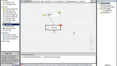 Implementing a Data Warehouse with SQL Server 72 Using Variables Part 2   YouTube