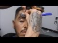 Mens Eyebrow Razoring Demo