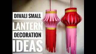 DIWALI LANTERN (AKASH KANDIL) | HOW TO MAKE SMALL KANDIL AT HOME | DIWALI DECORATION IDEAS | #DIWALI