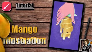 Try this Mango Illustration | for Beginners | full tutorial | Infinite Painter screenshot 2