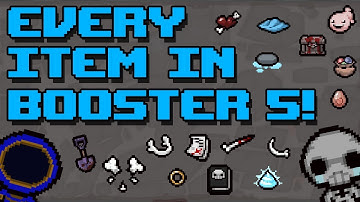 EVERY ITEM IN BOOSTER PACK 5!  |  Binding of Isaac Afterbirth+