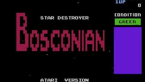 Bosconian (Atari 8-bit, 18.05.2017 work in progress)