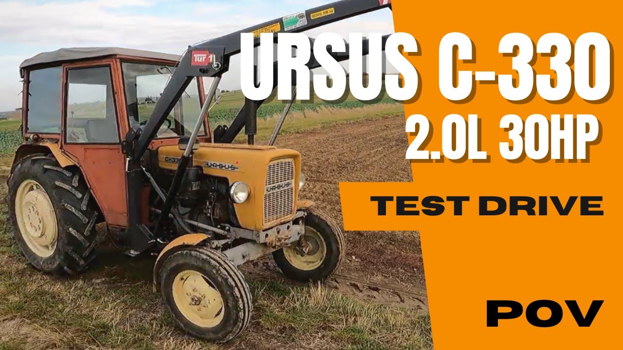 Ursus C-330 1979 (2.0l 30HP) | POV Test Drive | CabView