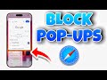 How to Enable And Disable Pop Ups In Safari Browser On iPhone
