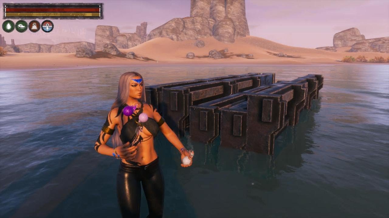 Conan Exiles astuce construction YouTube