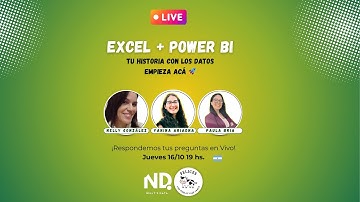 Excel + Power BI | ¡Tu historia con los datos comienza acá!
