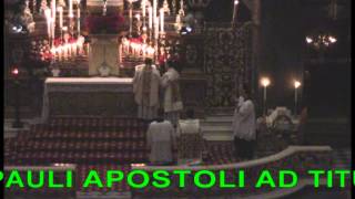 Natale 2014: Messa solenne in latino (Firenze, chiesa di San Gaetano)
