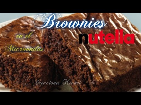 Brownies De Nutella En El Microondas Diy Easy Microwave Brownie-11-08-2015