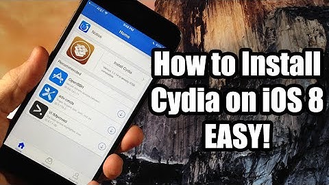 How to Install Cydia on iOS 8.1 EASY!