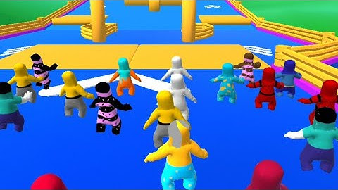 Among Guys: fall racing games. Epic race fun games