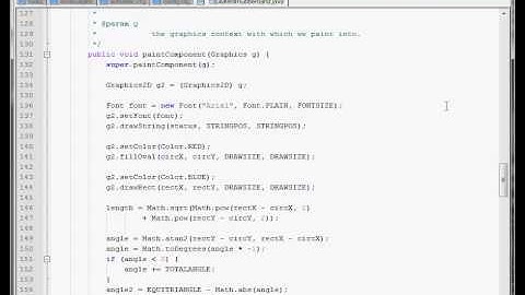 Java Triangle Rubberband