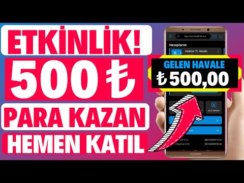 500 TL ÖDÜLLÜ ETKİNLİK YAPIYORUZ! KATILMAK İÇİN İZLE! 💰💰 - İnternetten Para Kazanma Yolları 2022