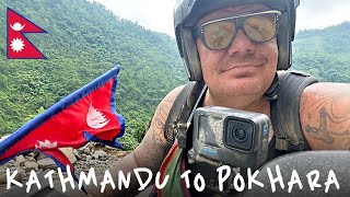 2-Day Drive from Kathmandu To Pokhara by Motorcycle!🇳🇵