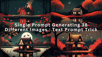 Amazing AI Art Trick: 38 Unique Images from One Text Prompt (Midjourney)