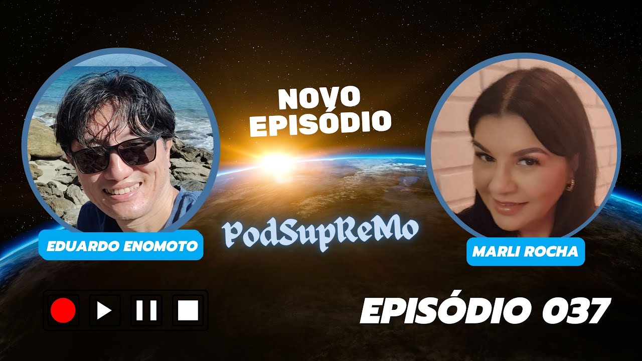 Capa do episódio 037 do PodSupReMo com Marli Rocha