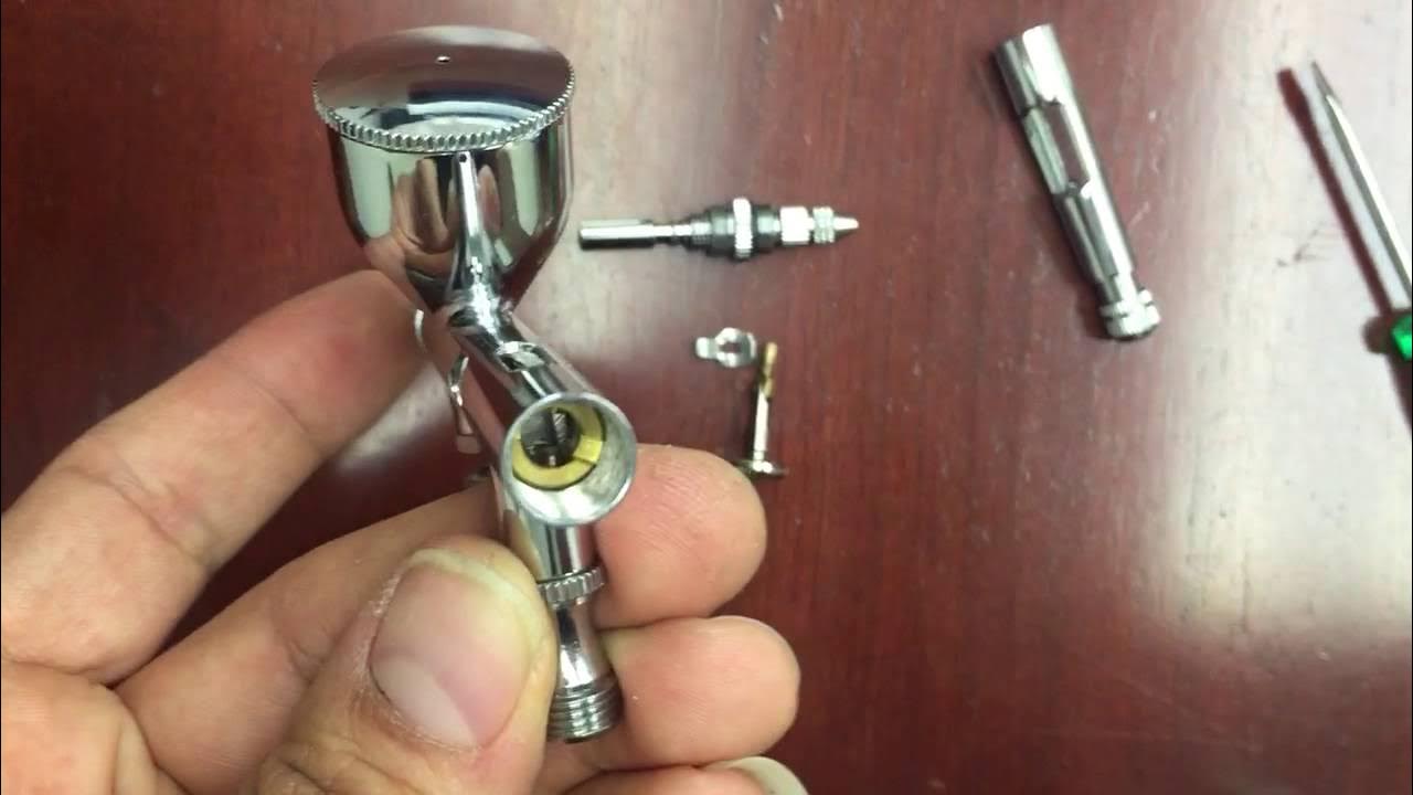 How to tighten your airbrush gun if leaking YouTube