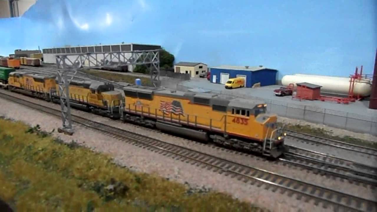 N Scale Union Pacific Railroad Update - YouTube