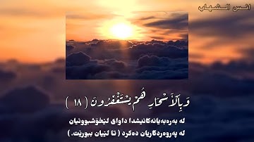انس الشهاب | سورة الذاريات ( ١٧ - ١٨ )  ( كَانُوا۟ قَلِيلًا مِّنَ ٱلَّيْلِ مَا يَهْجَعُونَ )