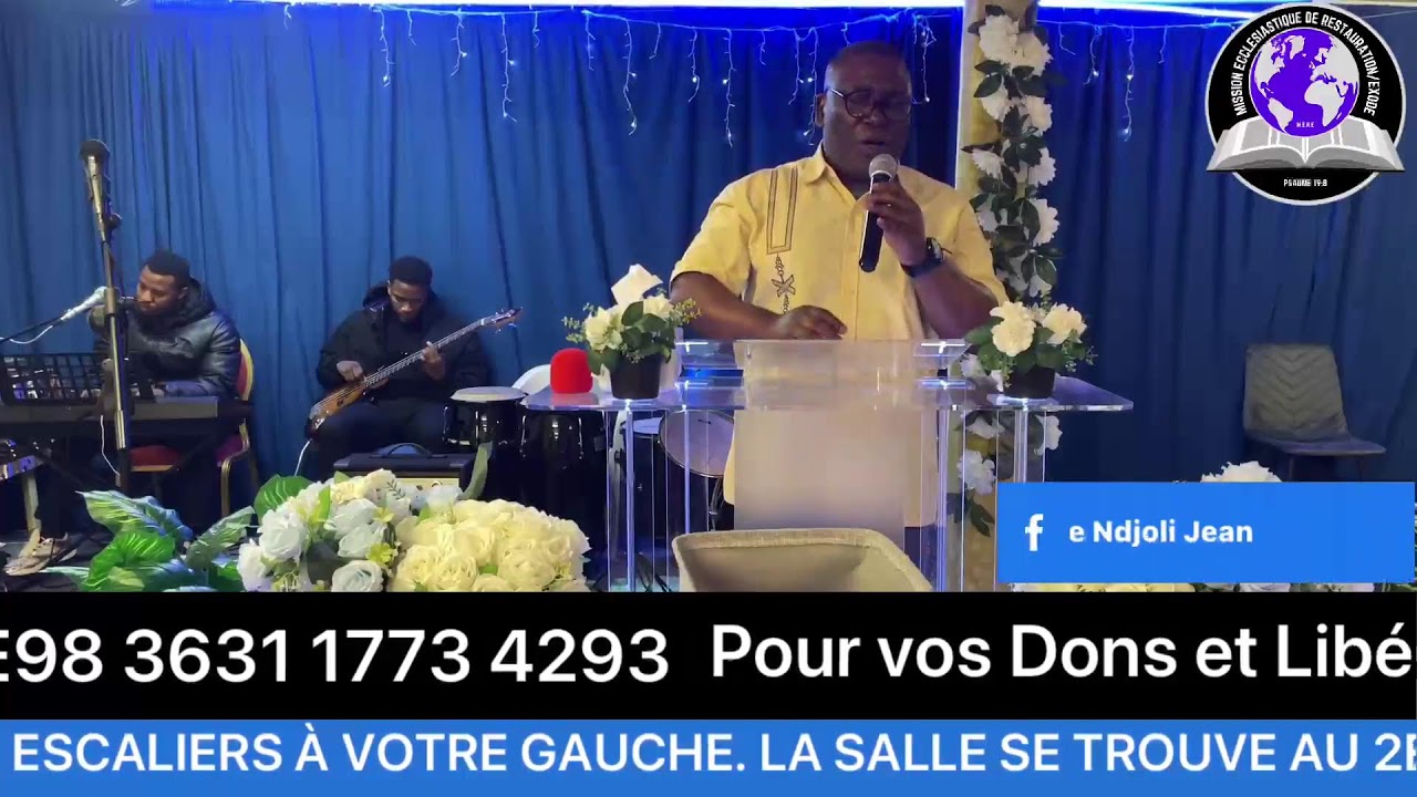 🔴 SUIVEZ EN DIRECT NOTRE CULTE DE CE DIMANCHE 21/02/2026 ORATEUR: DOCTEUR HUBERT BAU