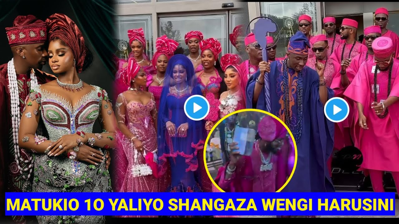 haya ndiyo MATUKIO 10 yaliyo shangaza sana kwenye HARUSI YA JUX na ...