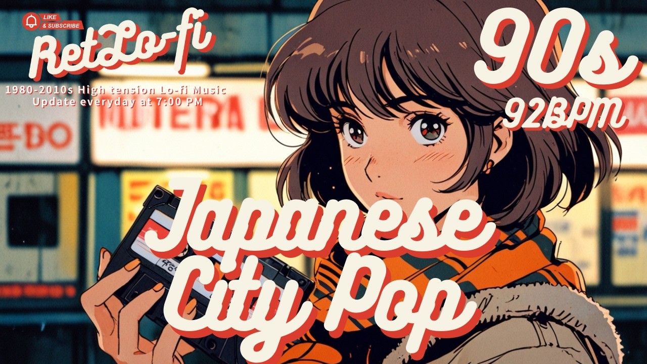 【夜のやる気回復カフェ】90sシティポップLo-Fi Jazz / ドライブ, 勉強, 読書, 睡眠用 【90s Japanese シティポップLo-Fi BGM】