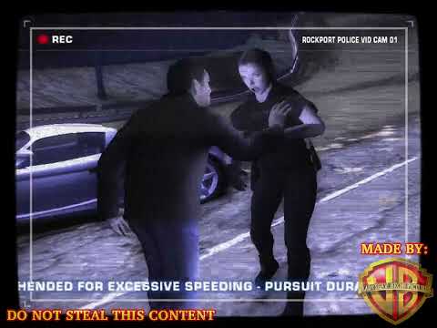 Need For Speed Most Wanted 2005 Video Game All Busted Scenes Deleted Busted Scenes Included