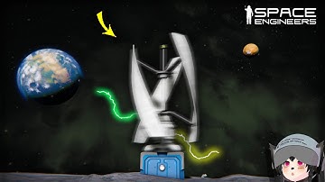 Wind Turbine in Space, Space Engineers