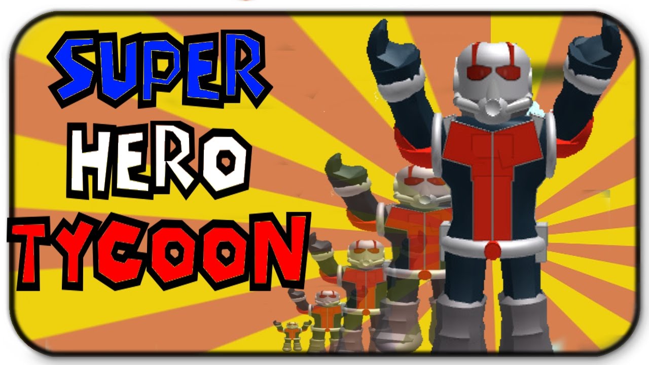 Roblox Super Hero Tycoon I Am The Magically Shrinking Ant Man Youtube - super hero tycoon roblox icon