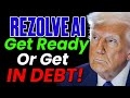 When Will Rezolve Ai Stop Crashing!? Exploding On Monday!?
