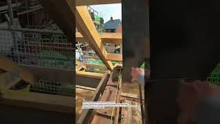 Perfect Brick Top Alignment Trick! #construction #bricklaying #shorts #masonry #diy