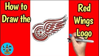 How to Draw the Detroit Red Wings Logo