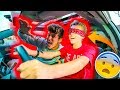 14 YEAR OLD BROTHER DRIVES BLINDFOLDED AND CRASHED!!! *ILLEGAL*
