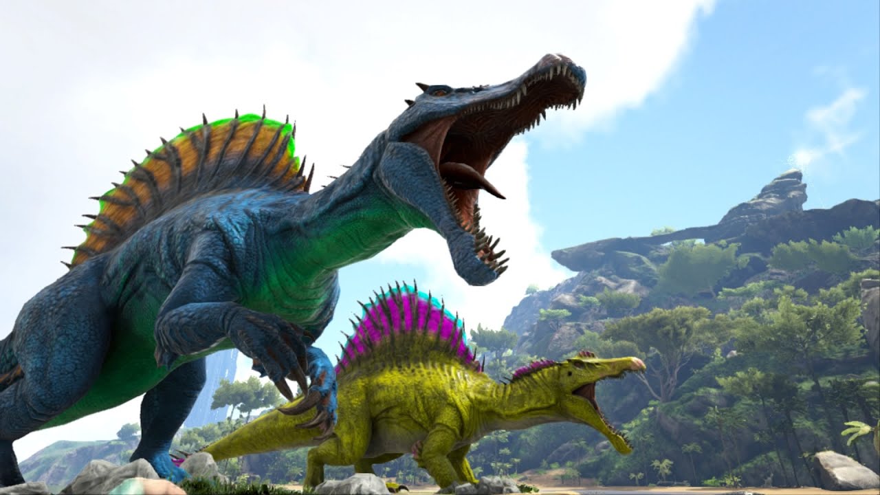 Double Spino Taming! ArkRagnarok S1E21 YouTube